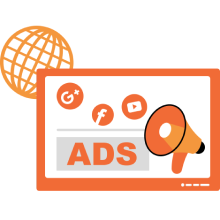 Advertisement - On Facebook, Google, Tiktok