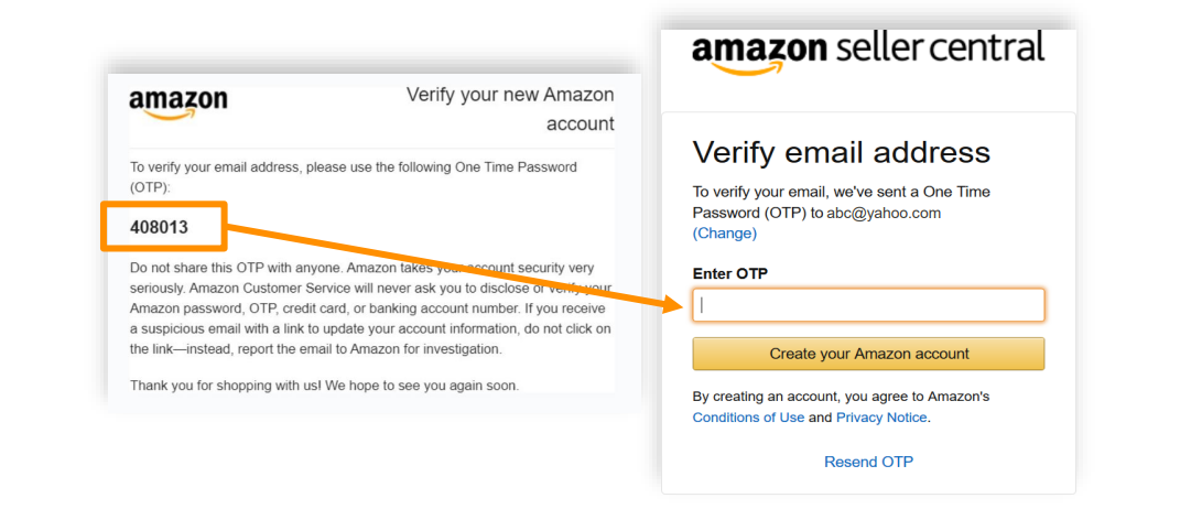Detailed instructions for registering an account on the latest Amazon